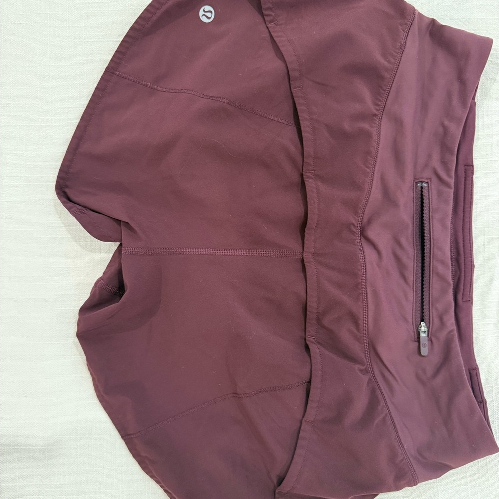 Lululemon Plum Athletic Speed Up Short 4”